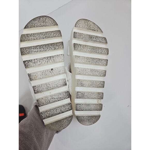 Liliana White Platform Sandal Size 9 - Picture 4 of 5